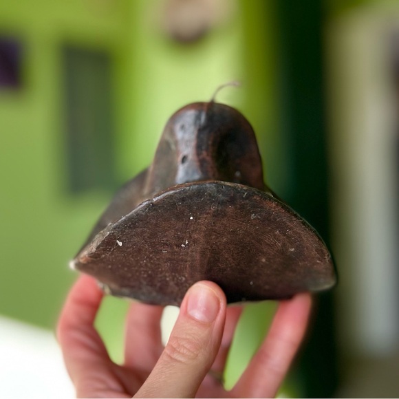 VTG Western Cowboy Cabin Hat Rustic Decorative Wax Candle Accent Art - Picture 5 of 9